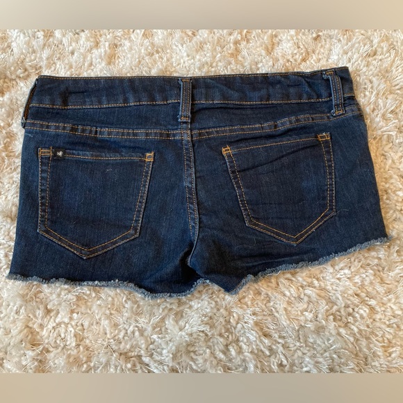 Like New Lovesick Destructed Denim Shorts - Picture 2 of 8